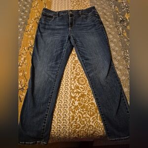 Womens St Johns Bay Skinny Leg Jeans, Size 14 Short